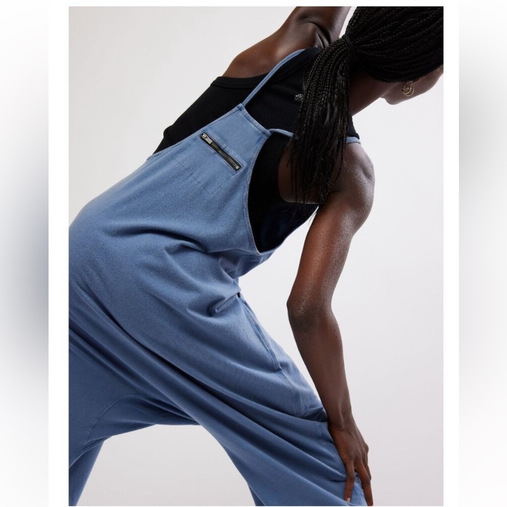 FREE PEOPLE MOVEMENT ONESIE HOT SHOT in SKYLINE NWT sz various - Picture 4 of 9